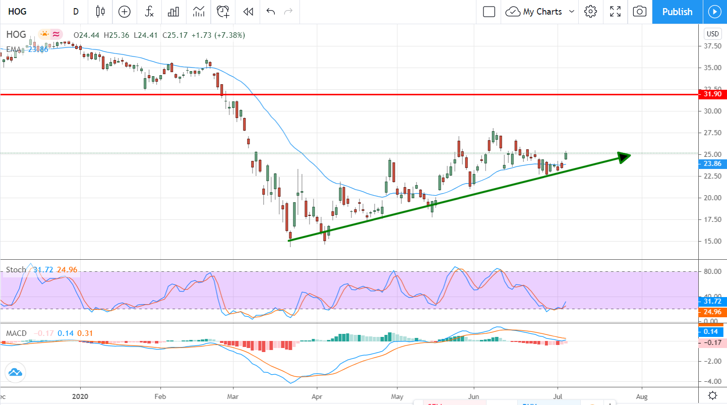 It’s Time To Get Piggish On Harley Davidson (NYSE: HOG)